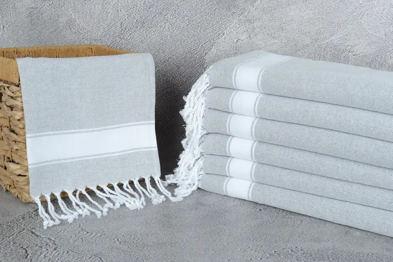 36x22 Cotton Striped Towel, Bachelorette Party Decorations, Valentines Day Gift Idea, Wedding Gift, Personalized Kitchen Towel, Personalized Gift - 3