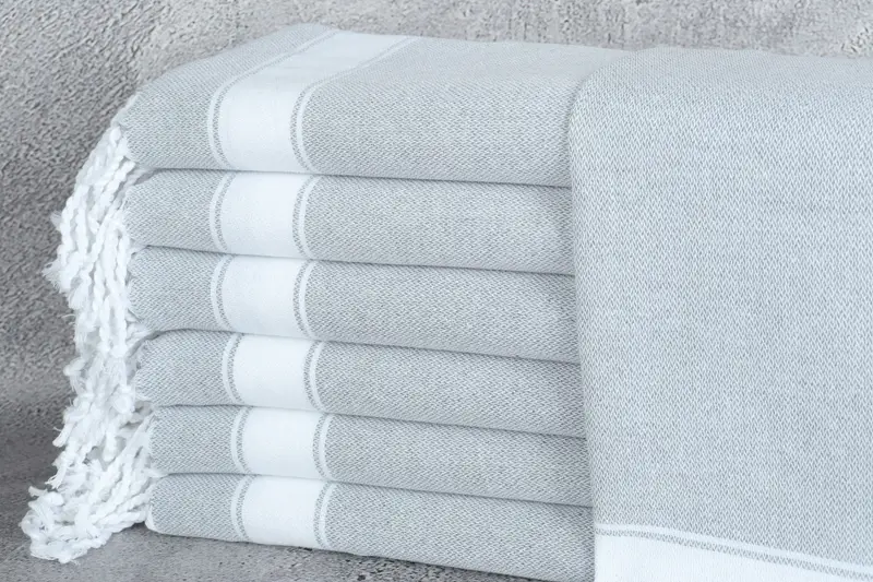 36x22 Cotton Striped Towel, Bachelorette Party Decorations, Valentines Day Gift Idea, Wedding Gift, Personalized Kitchen Towel, Personalized Gift - 1