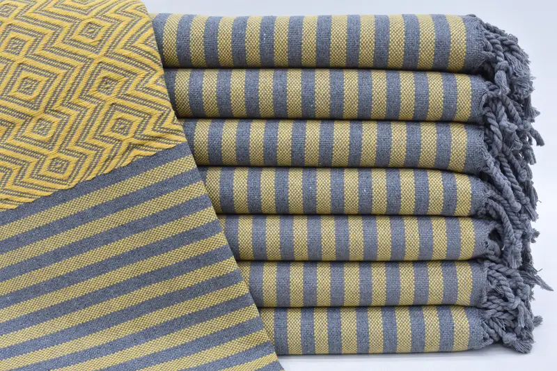 Beach Size Towel, Gift For Her, Organic Towel, 70x40 Cotton Diamond Towel, Large Turkish Towel, Bachelor Gifts, Employee Gifts, Cute Beach Towel - 3