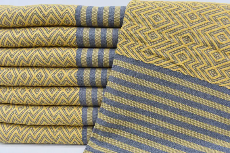 Beach Size Towel, Gift For Her, Organic Towel, 70x40 Cotton Diamond Towel, Large Turkish Towel, Bachelor Gifts, Employee Gifts, Cute Beach Towel - 1