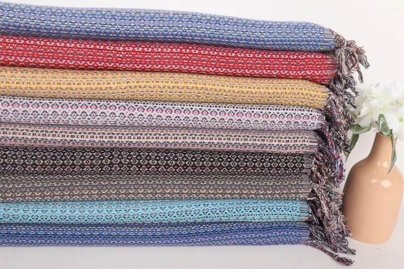 38x18 Cotton Colorful Diamond Towel, Spa Towel, Housewarming Gift, Turkish Tea Towel, Gift Boxes Tea Towels, Personalized Hand Towel, Wedding Favors - 2