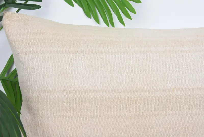 Turkish Corner Pillow, Boho Pillow, Pillow for Sofa, Pillow Case, Patio Pillow Cover, 16x24 Beige Pillow Sham, Antique Pillows, Accent Pillow - 2