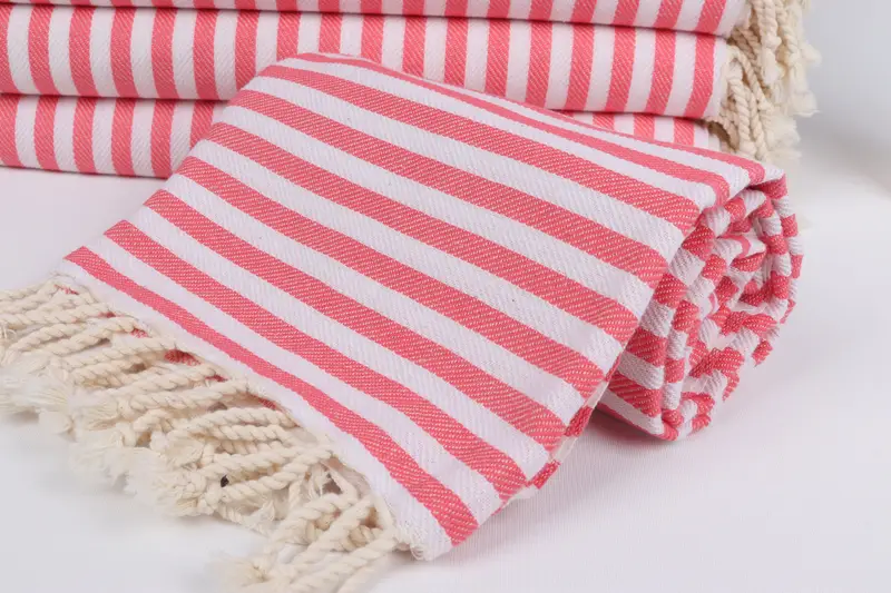 70x40 Cotton Striped Towel, Luxury Turkish beach towel for summer vacation, Cotton towel, Peshtemal Towel, Memorial Gift, Wedding Gift - 4