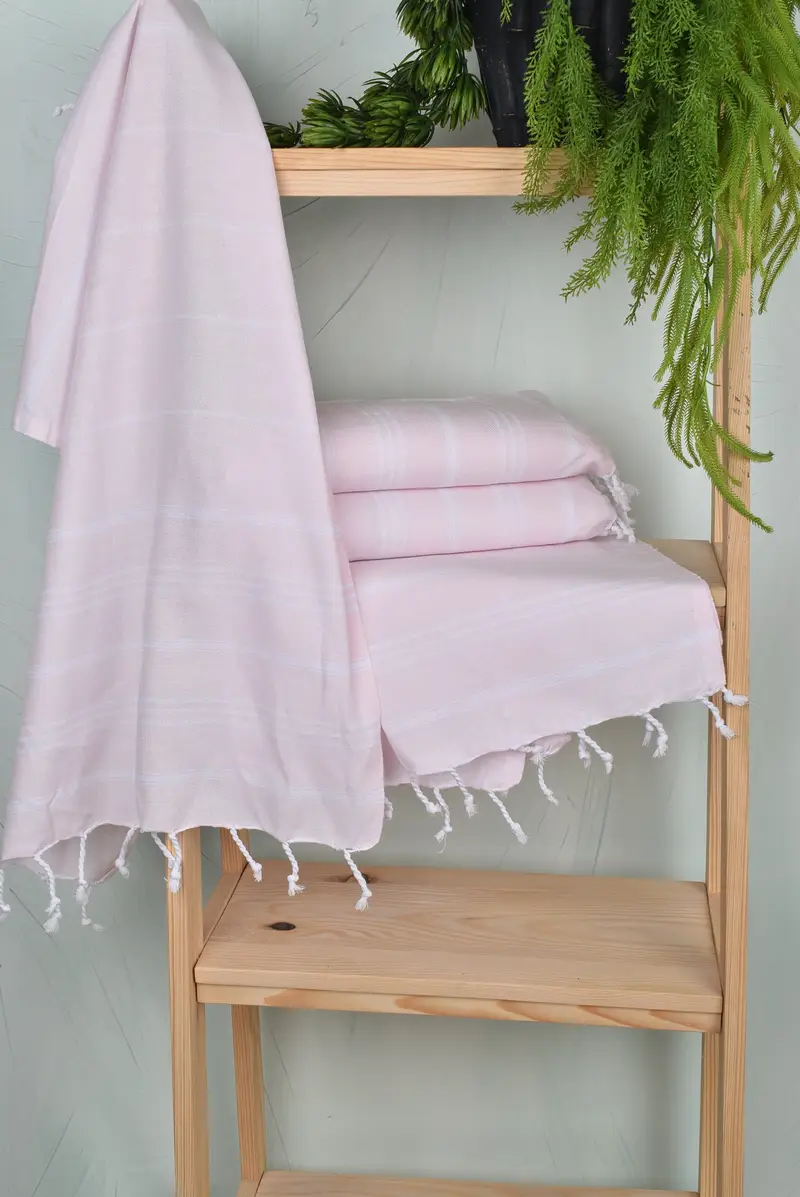 Wedding Gift, Christmas Gift, Small Bath Towels, 40x24 Cotton Striped Towel, Personalized Dish Towel, Beach Bachelorette Party Decorations - 6