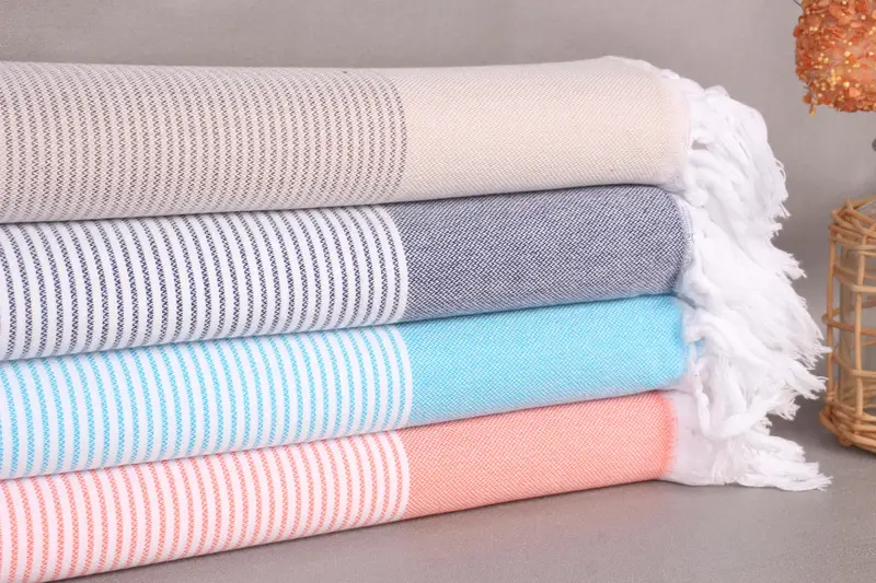 Bachelorette Party Gifts Bridesmaids, Bachelorette Party Items, 70x40 Cotton Striped Towel, Unique Gift, Hammam towel, Quick-Dry Beach Towel - 2