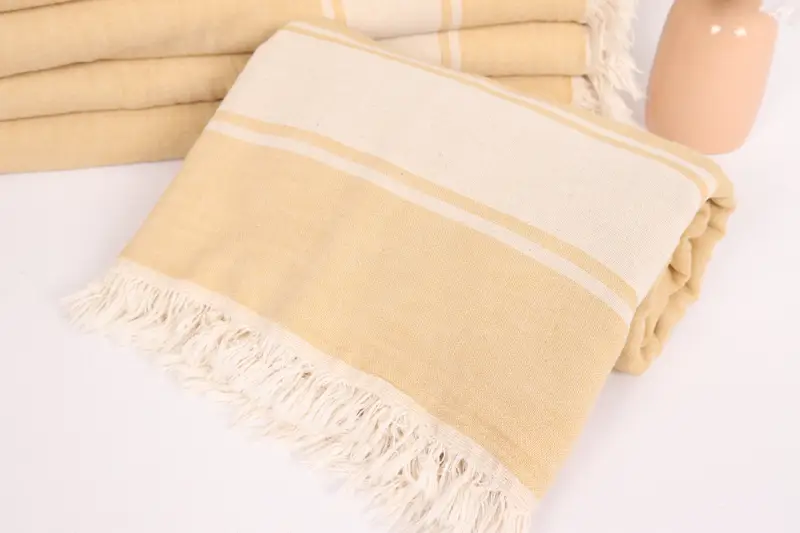 Personalized Blanket, Cotton Bedspread, 70x60 Cotton Striped Towel, Turkish Blanket Throw, Bedspread, Turkish Towel Beach Blanket, Housewarming Gift - 4