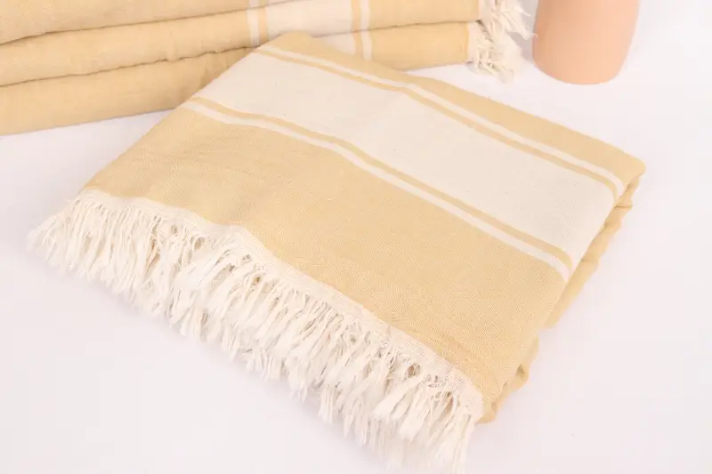 Personalized Blanket, Cotton Bedspread, 70x60 Cotton Striped Towel, Turkish Blanket Throw, Bedspread, Turkish Towel Beach Blanket, Housewarming Gift - 5
