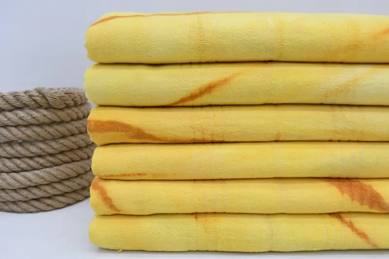Large Turkish Towel, Soft organic Turkish peshtemal for luxury spa use, Bath towel, 64x28 Cotton Tie Dye Towel, Grandma Gift, Monogram Turkish Towel - 3