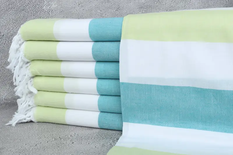 70x40 Cotton Striped Towel, Best Friend Gift Ideas, Wedding Gift, Family Gift Basket, Bachelorette Gifts, Housewarming Gift, Girl Trip Party Favor - 1