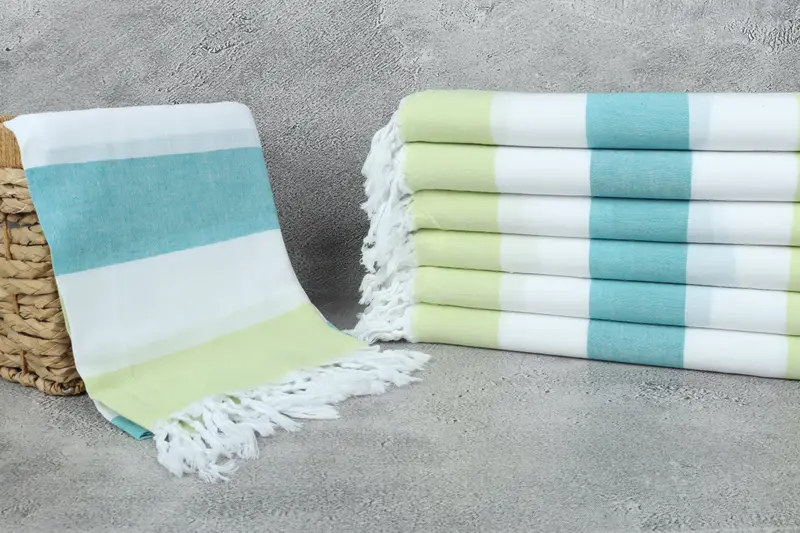 70x40 Cotton Striped Towel, Best Friend Gift Ideas, Wedding Gift, Family Gift Basket, Bachelorette Gifts, Housewarming Gift, Girl Trip Party Favor - 3