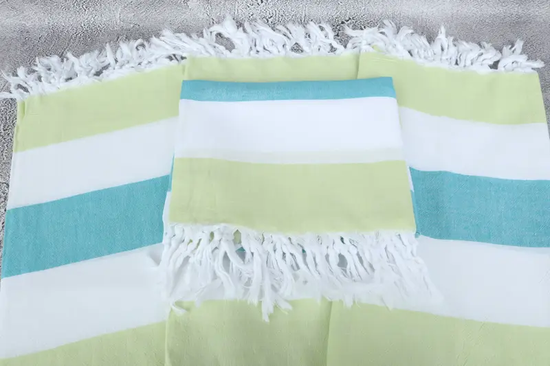 70x40 Cotton Striped Towel, Best Friend Gift Ideas, Wedding Gift, Family Gift Basket, Bachelorette Gifts, Housewarming Gift, Girl Trip Party Favor - 4