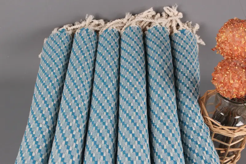 Holiday Towel, Organic towel, Beach Towel Gift, Fouta towel, Summer Gift Ideas, 68x40 Cotton Geometric Towel, Bride Gift, Custom Bath Towel - 3