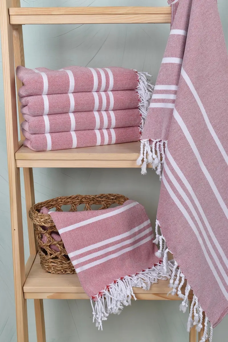 Quick-dry peshtemal, Beach Size Towel, Personalized Gifts, Birthday Gift, 70x40 Cotton Striped Towel, Gift For Him, Pool Towels, Peshtemal Towel - 3