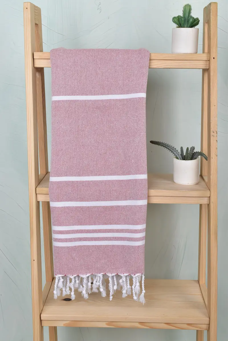Quick-dry peshtemal, Beach Size Towel, Personalized Gifts, Birthday Gift, 70x40 Cotton Striped Towel, Gift For Him, Pool Towels, Peshtemal Towel - 8