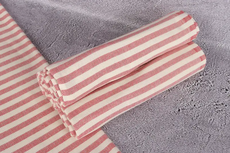 40x24 Cotton Striped Towel, Travel Towel, Personalized Kitchen Towel, Monogram Hand Towel, Bride Gift, Small Bath Towels, Girl Trip Party Favor - 7