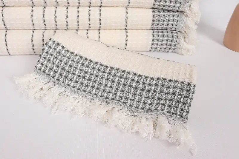 Personalized Gifts, Bachelorette Party Favor, Turkish Towel Hand Towel, Spa Towel, 40x20 Cotton Waffle Towel, Monogram Towels, Wedding Gift - 4
