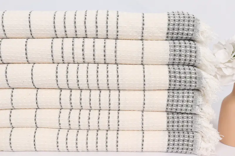 Personalized Gifts, Bachelorette Party Favor, Turkish Towel Hand Towel, Spa Towel, 40x20 Cotton Waffle Towel, Monogram Towels, Wedding Gift - 3