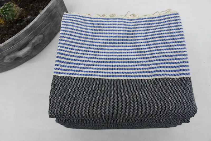 Bridal Shower Favors, Lightweight towel, 68x40 Cotton Striped Towel, Personalized Wedding Gift For Couple, Gifts For Him, Decorative Towel - 4