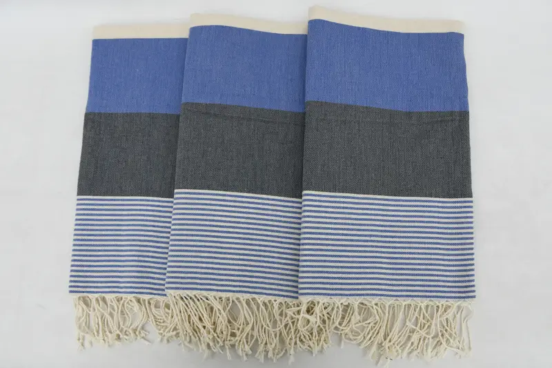 Bridal Shower Favors, Lightweight towel, 68x40 Cotton Striped Towel, Personalized Wedding Gift For Couple, Gifts For Him, Decorative Towel - 3