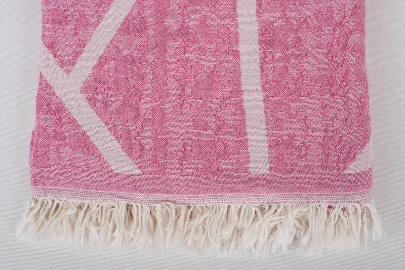 70x40 Cotton Asymmetric Design Towel, Personalized Bridesmaid Gift, Large Turkish Towel, Bachelorette Towel, Spa Gift, Beach Towel Bulk - 4