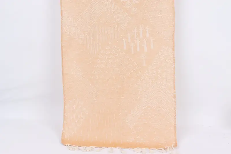 Mustard Cotton Dish Towel Kitchen Towel Monogram Hand Towel 18x36 Inches