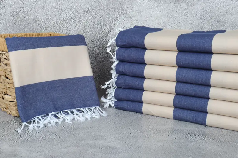 70x40 Cotton Striped Towel, Home Gift, Handmade Gift, Handwoven organic Turkish towel for spa, Embroidered Towel, Bachelor Bachelorette Party Favors - 3