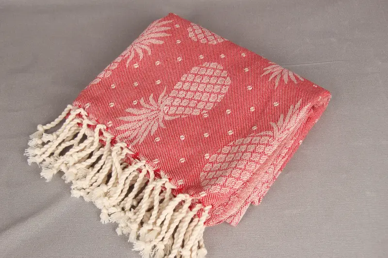 Girl Trip Party Favor, Turkish towel, Best Friend Gift, Boyfriend Christmas Gift, 80x40 Cotton Pineapple Design Towel, Wedding Gifts Towel - 7