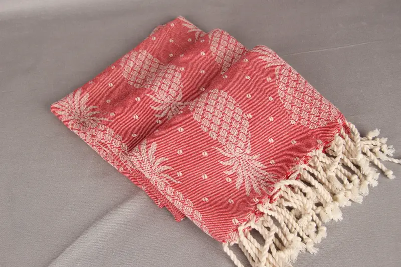 Girl Trip Party Favor, Turkish towel, Best Friend Gift, Boyfriend Christmas Gift, 80x40 Cotton Pineapple Design Towel, Wedding Gifts Towel - 8