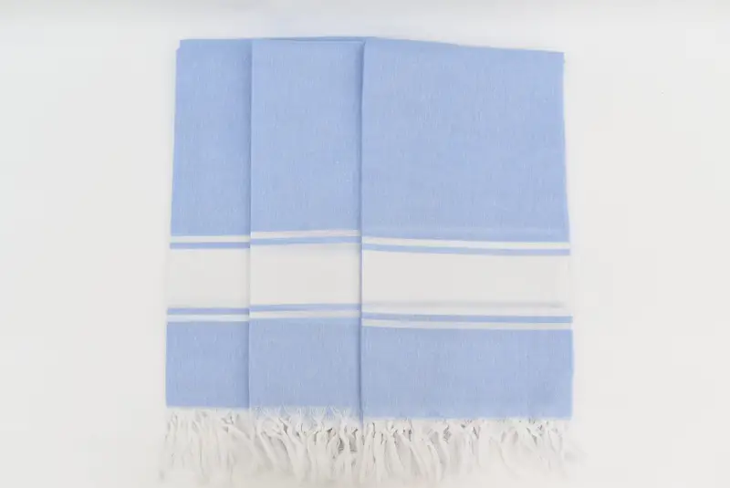 Quick-dry towel, Monogrammed Beach Towel, 70x40 Cotton Striped Towel, Absorbent Turkish towel, Anniversary Gift For Her, Personalized Towel Gift - 6