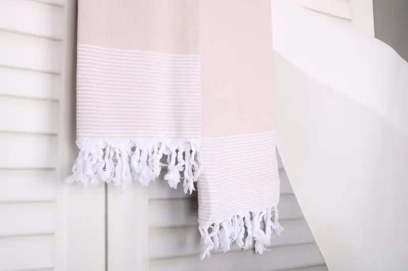 Housewarming Gift, Summer Gift, Bachelorette Party Items, Bridesmaid Towel, 80x36 Cotton Striped Towel, Gift Towel, Monogram Beach Towel, Spa Towel - 8