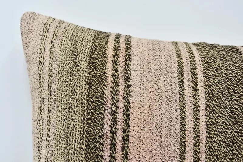 Kilim Pillow Cover, Morroccon Kilim Cushion Pillow Case, Home Decor Pillow, Pillow Cover, Boho Pillow Sham Cover, 20x28 Beige Cushion Case - 2