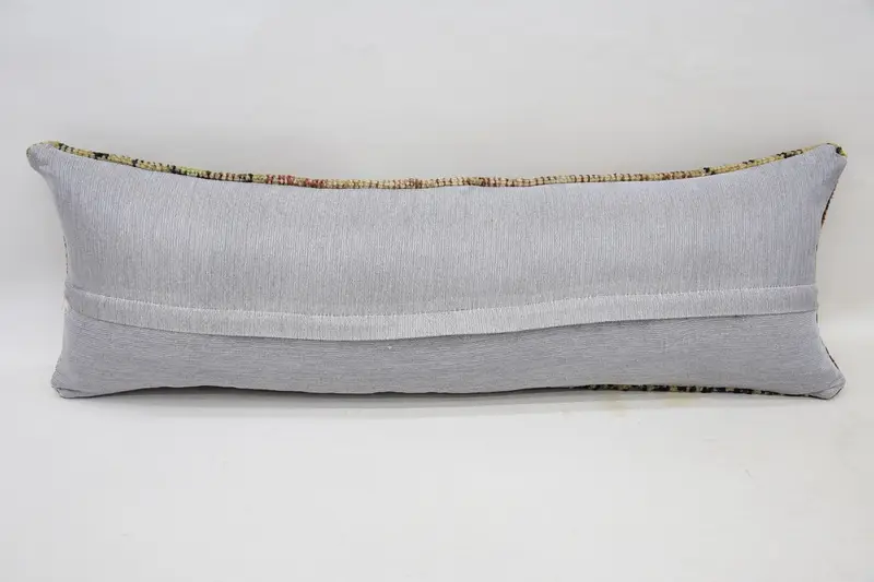 12x36 Blue Pillow Cover, Retro Pillow Case, Ethnical Kilim Rug Pillow, Yoga Cushion Cover, Pillow Case, Turkish Pillow, Home Decor Pillow - 6