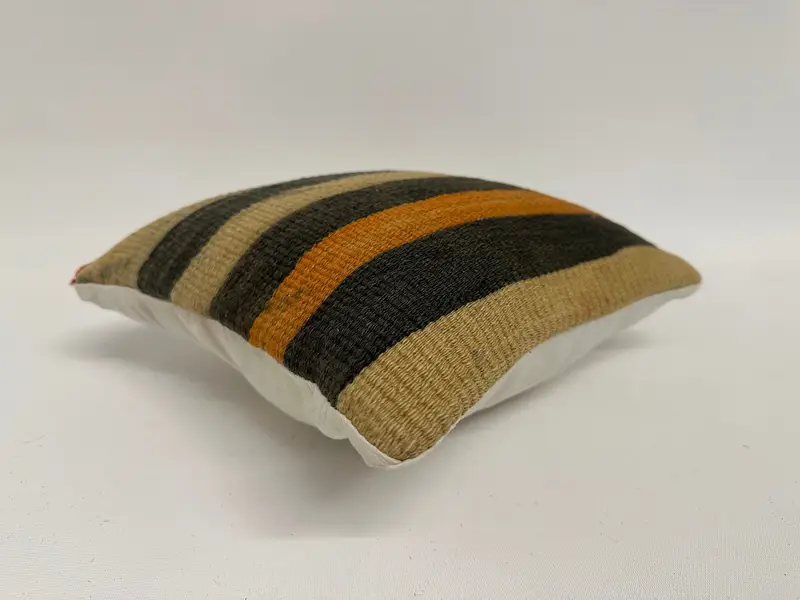Großhandelskissenbezug, 12x12 braunes Kissenschamm, türkisches Kissen, Vintage -Kilim -Kissen, Bolsterkissenabdeckung, Vintage -Kilim -Kissen, Kissen Kissen - 6