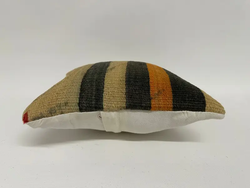 Großhandelskissenbezug, 12x12 braunes Kissenschamm, türkisches Kissen, Vintage -Kilim -Kissen, Bolsterkissenabdeckung, Vintage -Kilim -Kissen, Kissen Kissen - 5