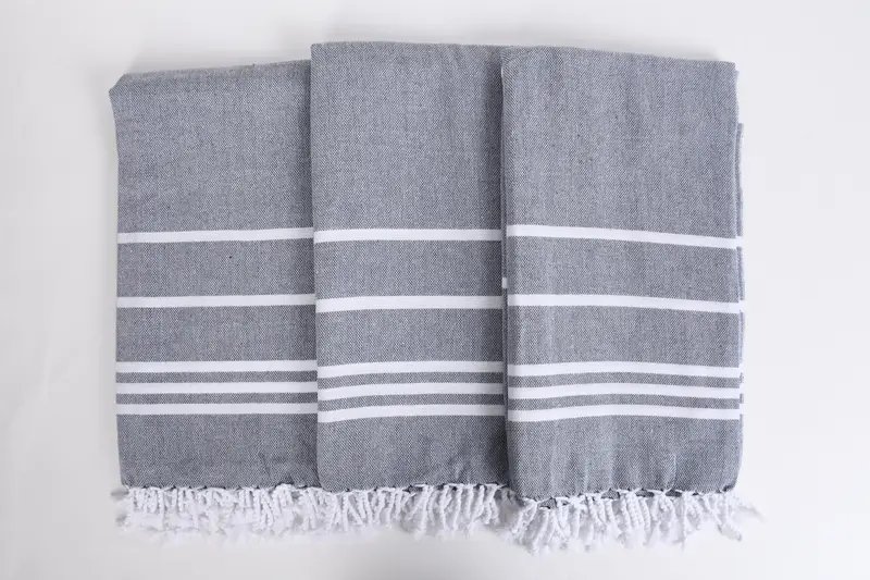 Custom Towel, Fringed Turkish towel for poolside, Grandma Gift, 70x40 Cotton Striped Towel, Beach towel, Bachelor Bachelorette Party Favors - 7