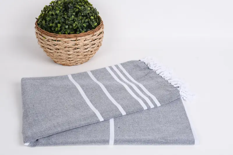 Custom Towel, Fringed Turkish towel for poolside, Grandma Gift, 70x40 Cotton Striped Towel, Beach towel, Bachelor Bachelorette Party Favors - 4