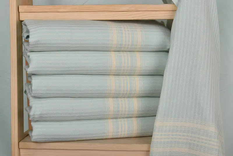 Guest Towel, Personalized Gift, Bathroom Towels, Personalized Bridesmaid Gift, Personalized Kitchen Towel, 40x18 Cotton Striped Towel, Spa Towel - 2