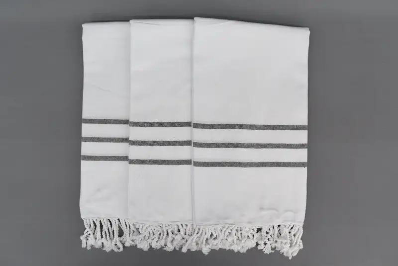 Housewarming Gift, Absorbent Turkish towel, Gift For Best Friend, Lightweight Turkish towel, 70x40 Cotton Striped Towel, Customized Turkish Towel - 6