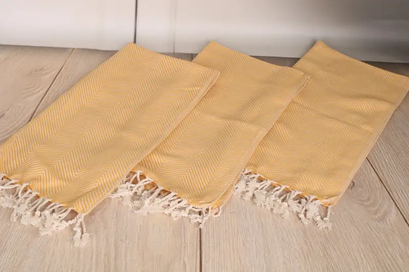 Turkish Towel Hand Towel, Turkish Hand Towel, Bathroom Hand Towel, 40x20 Cotton Herringbone Towel, Custom Name Towel, Monogrammed Hand Towel - 6