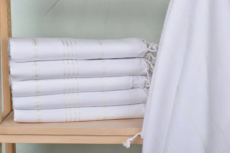 70x40 pamuklu çizgili havlu, yoga havlu, eve taşınma hediyesi, futa havlu, organik havlu, Türk plaj havlu monogram, kişiselleştirilmiş hediye, seyahat havlu - 1