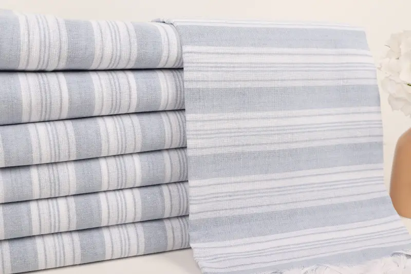 Home Decor Gifts, 70x40 Cotton Striped Towel, Cotton towel, Sand-resistant towel, Yoga Towel, Bridesmaid Proposal Gift, Customized Turkish Towel - 2