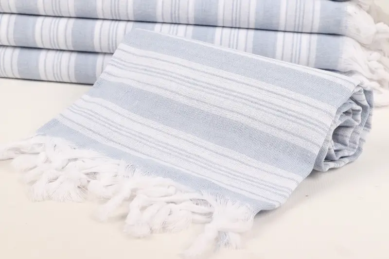 Home Decor Gifts, 70x40 Cotton Striped Towel, Cotton towel, Sand-resistant towel, Yoga Towel, Bridesmaid Proposal Gift, Customized Turkish Towel - 4