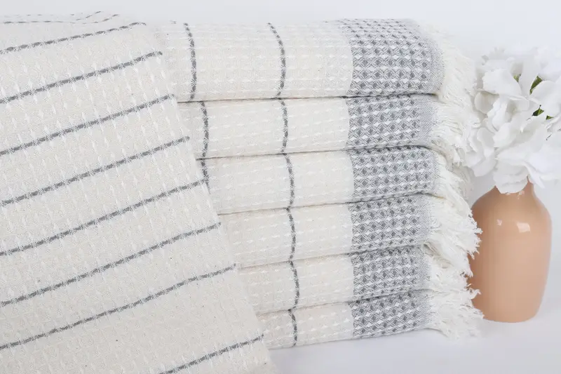 Gifts For Him, 70x40 Cotton Waffle Towel, Wedding Shower Gift, Bachelor Party Favors, Housewarming Gift, Summer Towel, Luxury towel, Towel With Name - 1