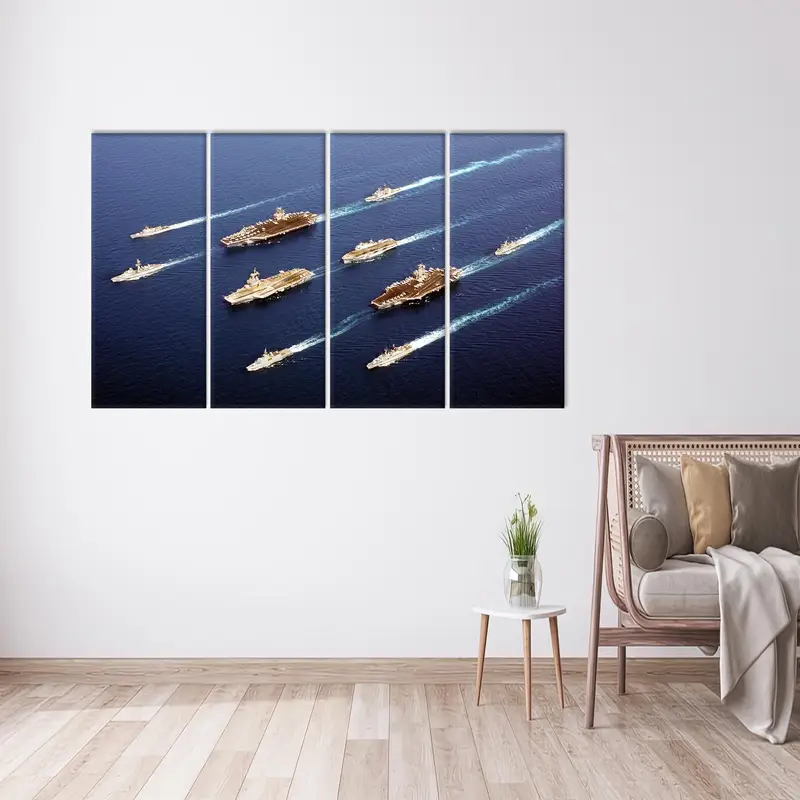 Ocean Canvas Art, Sea Wall Art Decor, Blue Canvas Art, Sea Wall Hanging Art, Modern Canvas Decor, Ocean Art Decor, Home Decor Wall Art - 3