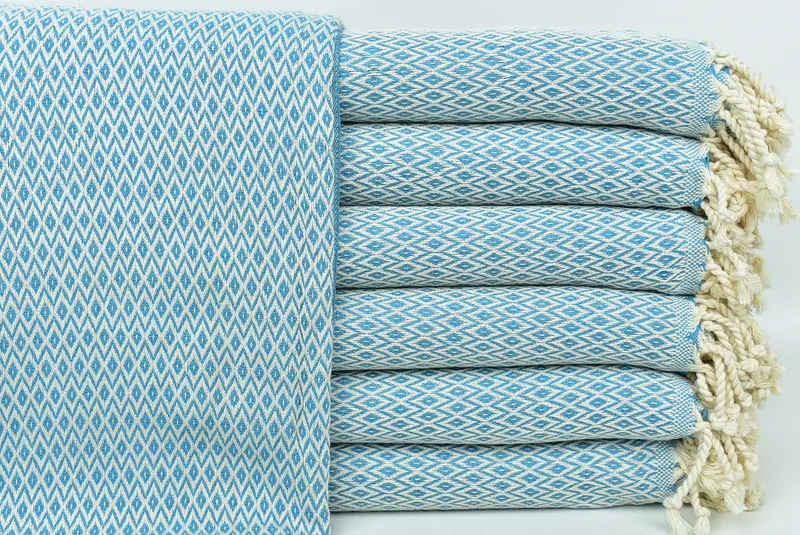 Peshtemal Towel, Bachelor Gifts, Sand-resistant Turkish towel for the beach, 70x40 Cotton Diamond Towel, Christmas Gift, Spa Towel, Gift For Him - 1