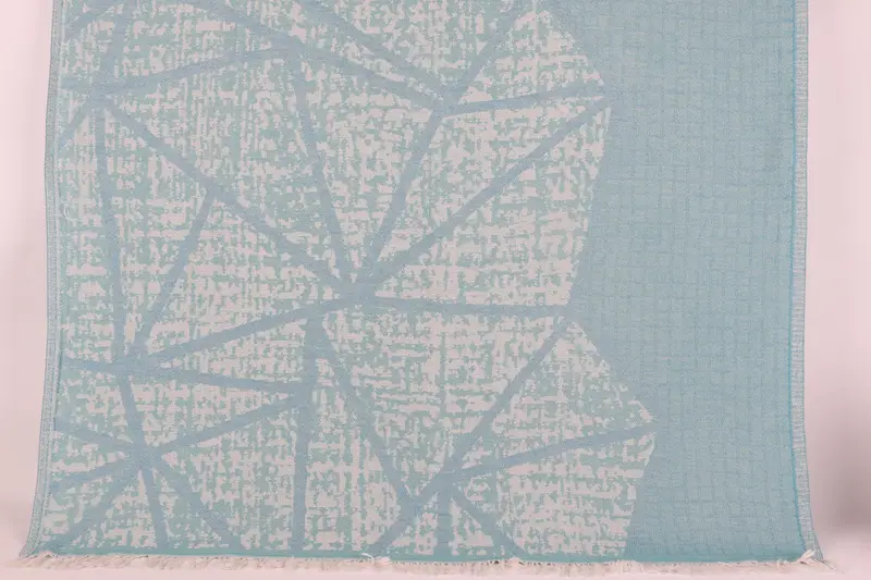 Turquoise Cotton Towel 40x69 Inches, Personalized Wedding Gift