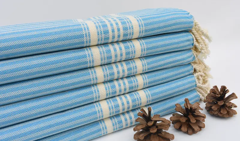 Bachelor Bachelorette Party Favors, Large Turkish Towel, Turkish Towel Personalized, 68x38 Cotton Striped Towel, Birthday Gift, Home Decor Gifts - 1