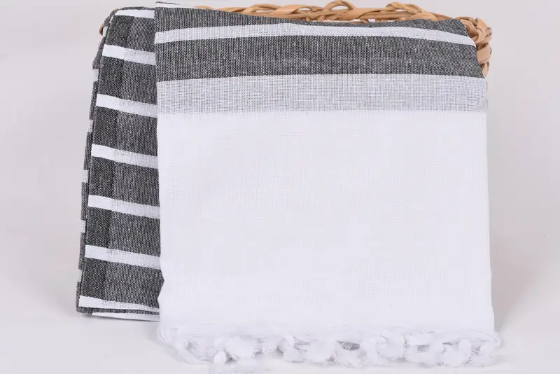Merry Christmas Gifts, Spooky Bachelorette Party Favors, 70x40 Cotton Striped Towel, Turkish Towel Beach, Quick-Dry Beach Towel, Wedding Gifts Towel - 5