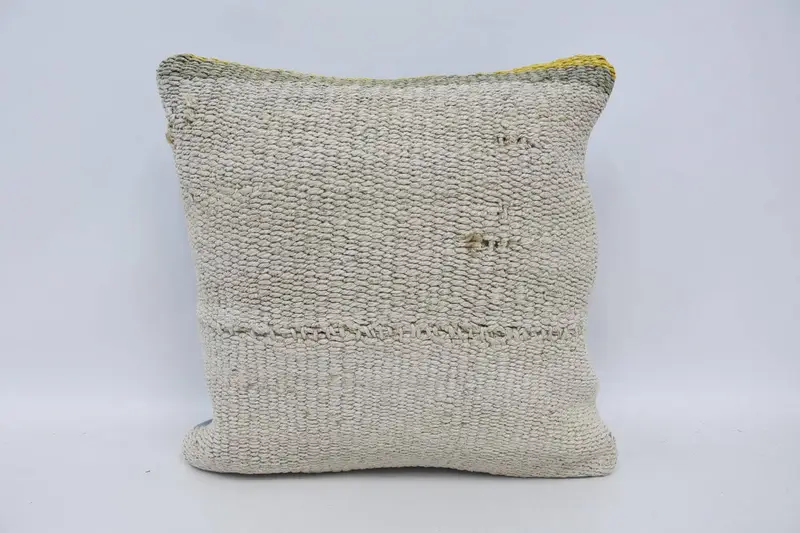 Funda de almohada de regalo de tiro cuadrado, almohada crema de decoración de dormitorio universitario - 1