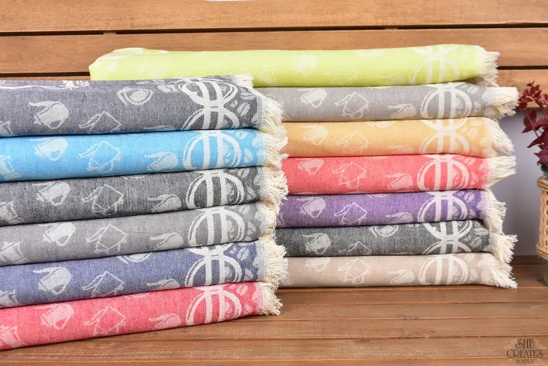 Gym Towel, Wedding Gifts Towel, Kitchen Towel, 28x20 Cotton Coffee Patterned Towel, Personalized Kitchen Towel, Small Bath Towels, Summer Towel - 1